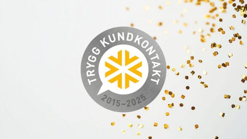 Barona firar 10 år med Trygg Kundkontakt