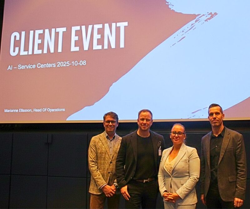 Bild från Baronas Event AI & framtidens arbetsliv 2025